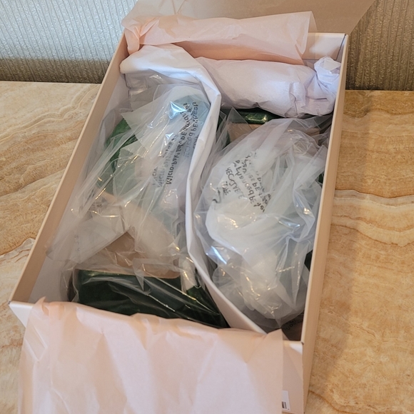 Loeffler Randall Melany Velvet Bow Heeled Platform Sandals - Picture 12 of 17